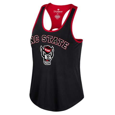NC State Wolfpack Colosseum Women's Black Marina Tank Top