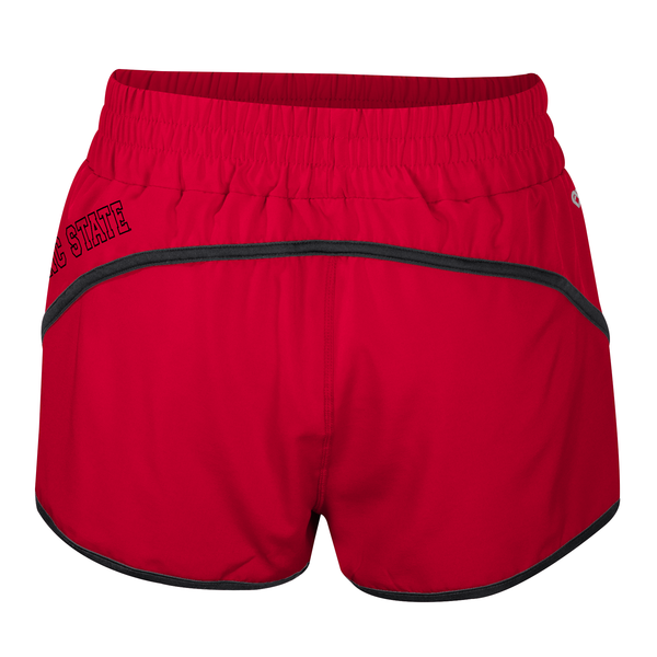 NC State Wolfpack Colosseum Women's Red Wolfhead Marina Shorts