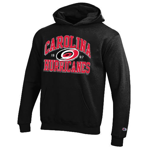 Carolina Hurricanes Youth Black Fleece Hooded Sweatshirt