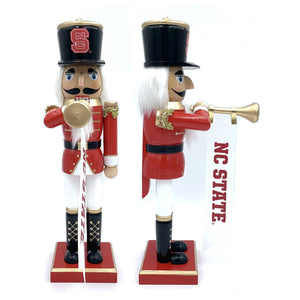 NC State Wolfpack 14" Bugler Nutcracker