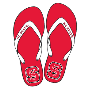 NC State Wolfpack Flip-Flop Vinyl Decal