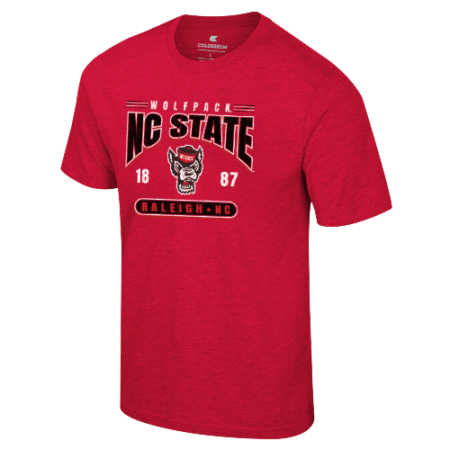 NC State Wolfpack Red Established 1887 Sustainable T-Shirt