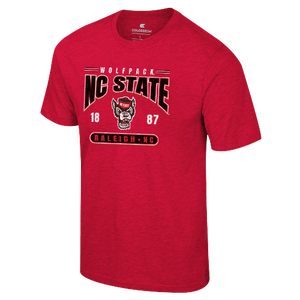 NC State Wolfpack Red Established 1887 Sustainable T-Shirt