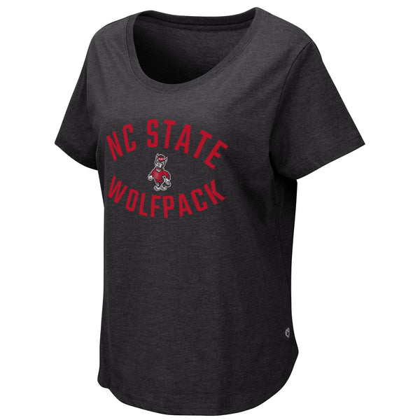 NC State Wolfpack Colosseum Women's Charcoal Myla T-Shirt