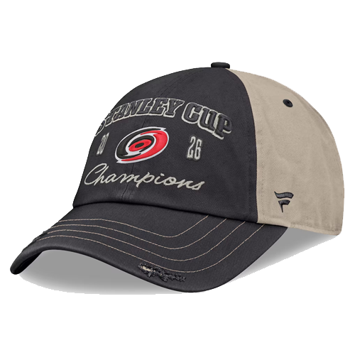 Carolina Hurricanes 2026 Stanley Cup Champions Adjustable Distressed Hat