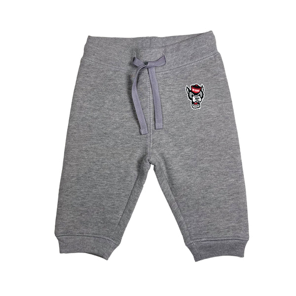 NC State Wolfpack Infant Sam Grey Wolfhead Sweatpants