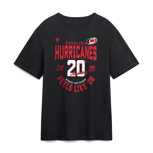 Carolina Hurricanes Black "Feels Like '06" Stanley Cup 20th Anniversary T-Shirt