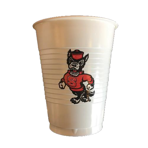 NC State Wolfpack 16oz. Strutting Wolf Cups