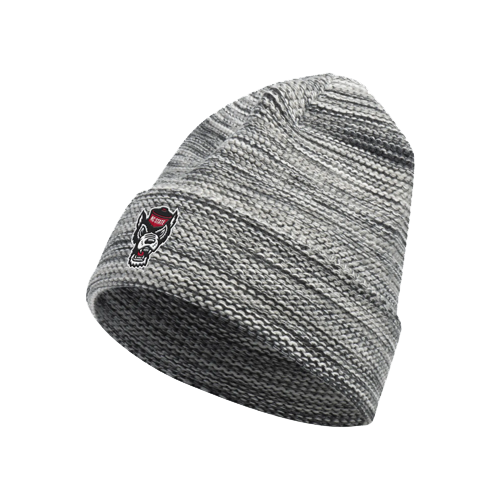 NC State Wolfpack adidas Grey Blend Cuffed Beanie