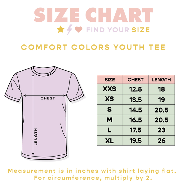 NC State Wolfpack Youth Comfort Colors White Block S Ms. Wuf Head T-Shirt