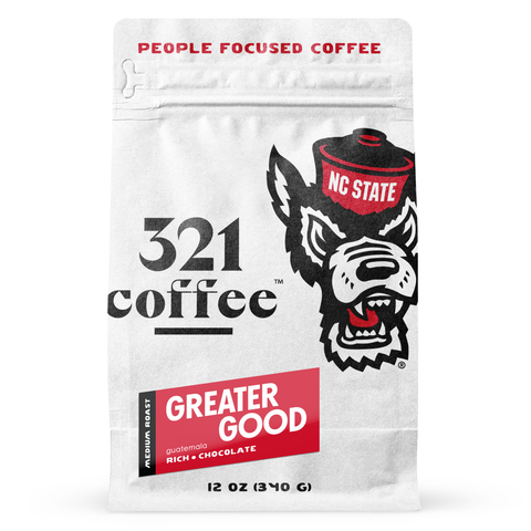 NC State Wolfpack 321 Coffee Medium Roast 12 oz Coffee Beans