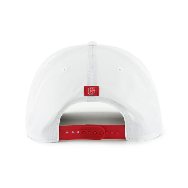 NC State Wolfpack 47 Brand White Chamberlain Hitch Adjustable Hat