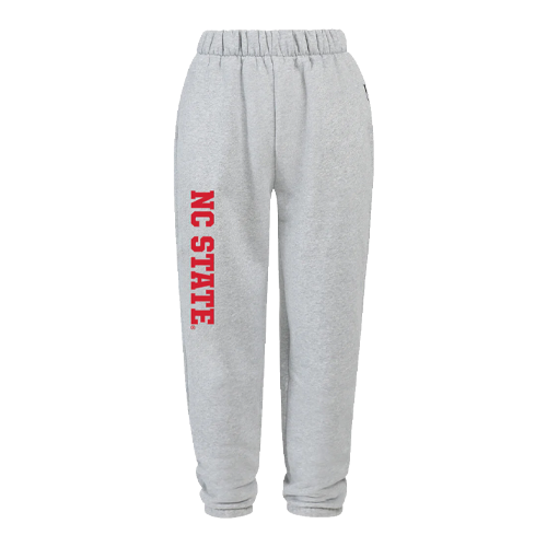 NC State Wolfpack Hype & Vice Grey Basic Sweatpants