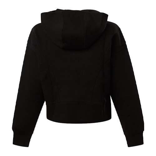 NC State Wolfpack Hype & Vice Women's Black Wolfhead Sport Half-Zip Hooded Jacket