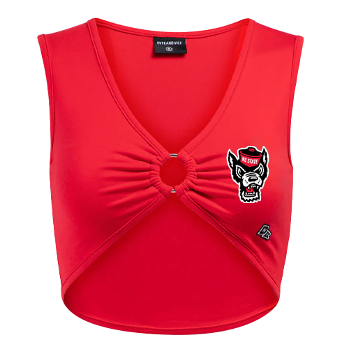 NC State Wolfpack Hype and Vice Red Wolfhead Ring It Top