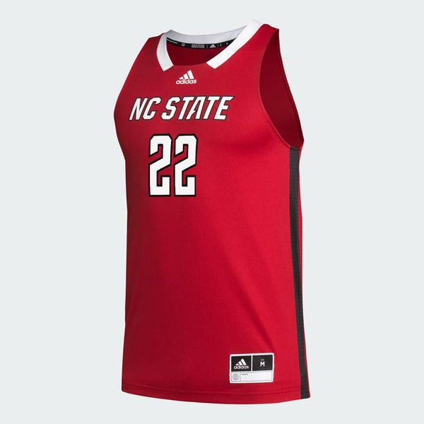 NC State Wolfpack adidas Red #22 Swingman Basketball Jersey