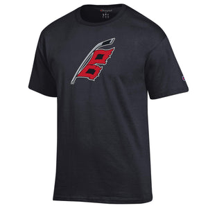 Carolina Hurricanes Warning Flag's Black T-shirt