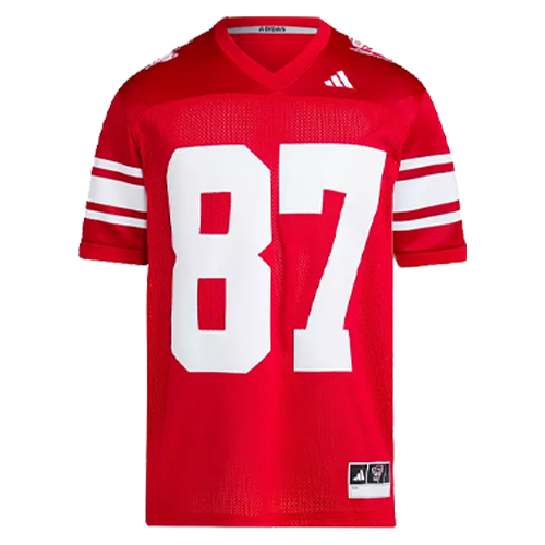 NC State Wolfpack Adidas Red Retro Football Jersey