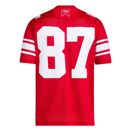 NC State Wolfpack Adidas Red Retro Football Jersey Red and White Shop