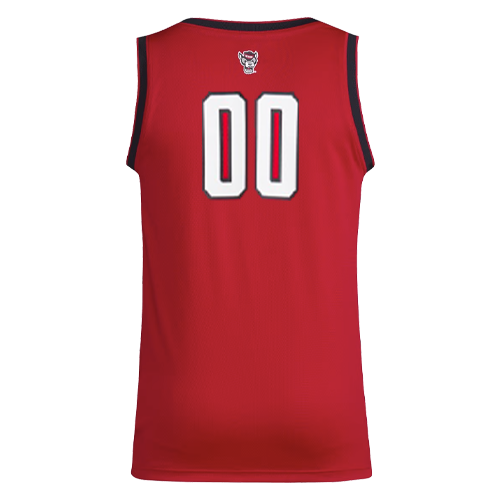 NC State Wolfpack adidas #00 Red Swingman Basketball Jersey