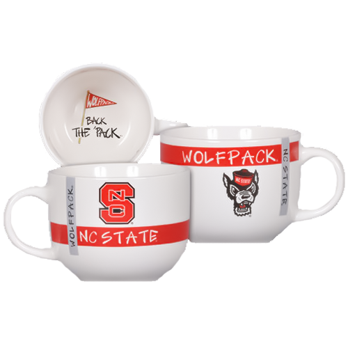 NC State Wolfpack "Back The Pack" Soup Mug