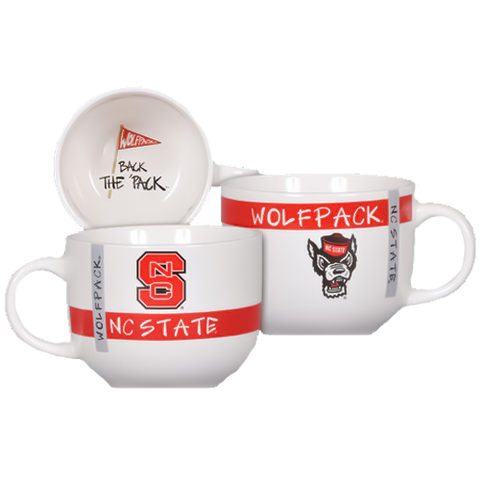 NC State Wolfpack "Back The Pack" Soup Mug