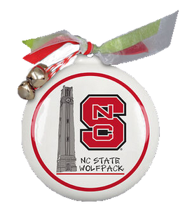 NC State Wolfpack Icons Oval Ceramic Ornament