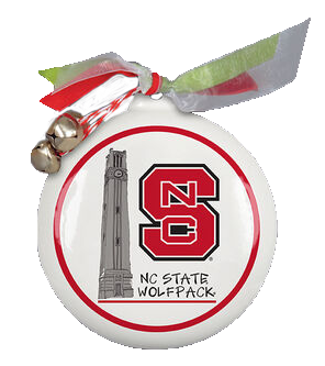 NC State Wolfpack Icons Oval Ceramic Ornament