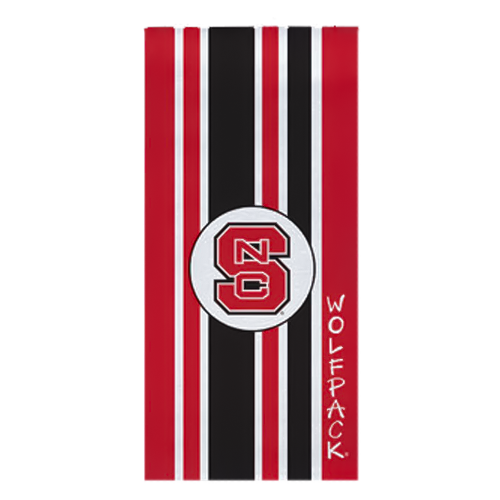 NC State Wolfpack Block S Stripe Hand Towel