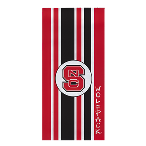 NC State Wolfpack Block S Stripe Hand Towel