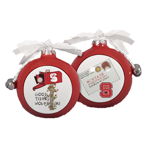 NC State Wolfpack Good Tidings Ornament