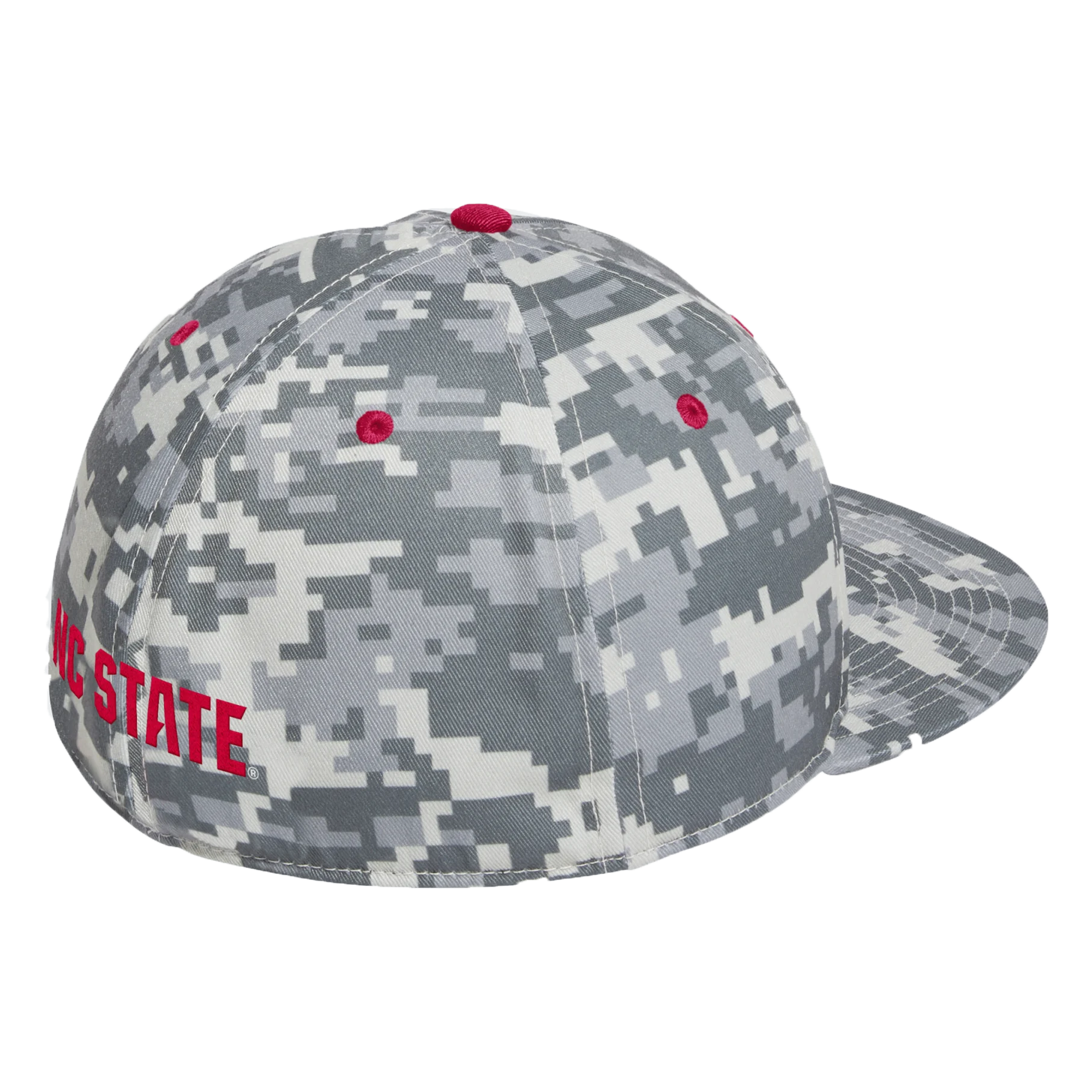 NC State Wolfpack Adidas Digital Camo Wolfhead Baseball Fitted
