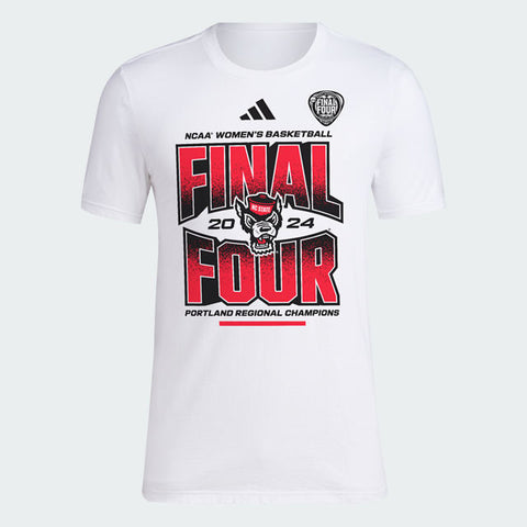 NC State Wolfpack Adidas 2024 Women's Basketball Final Four T-Shirt