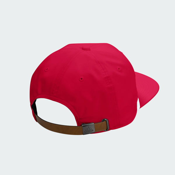 NC State Wolfpack Adidas® White Rope Adjustable Red Hat