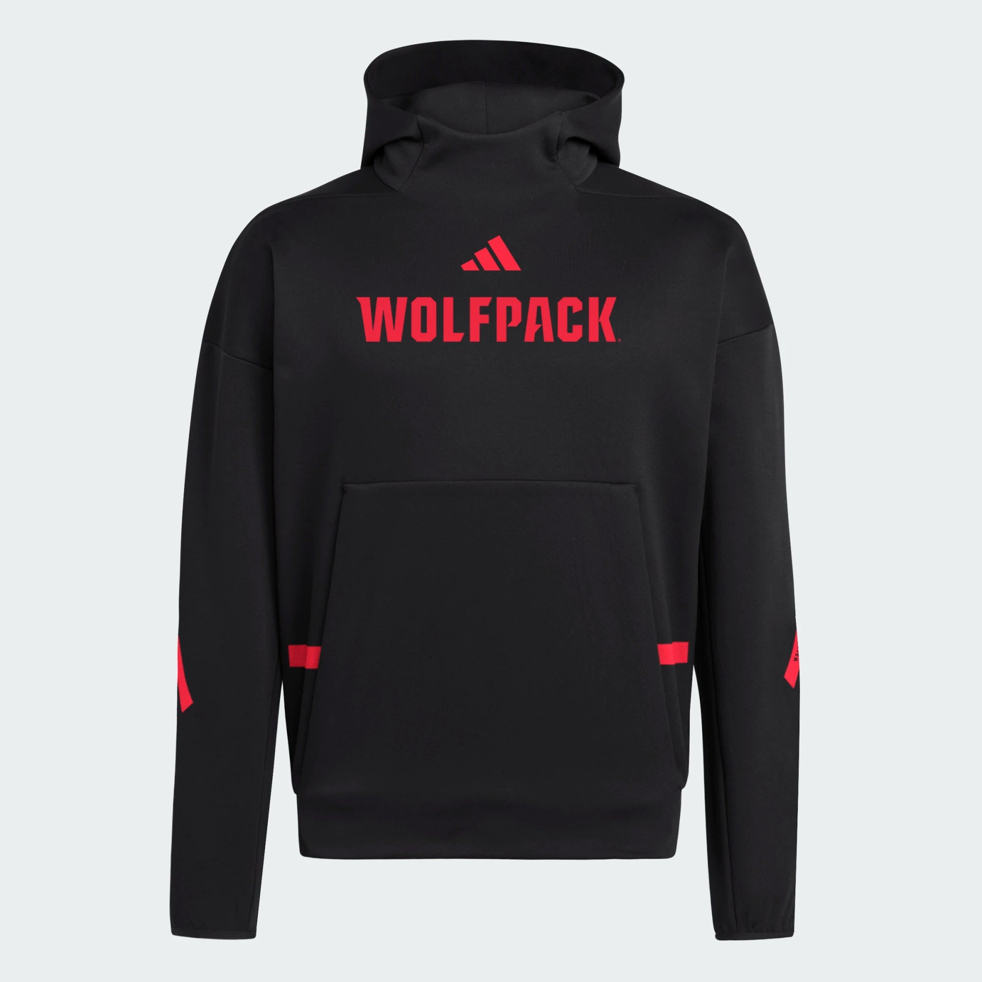 NC State Wolfpack adidas 2025 Black ZNE Performance Hooded Sweatshirt
