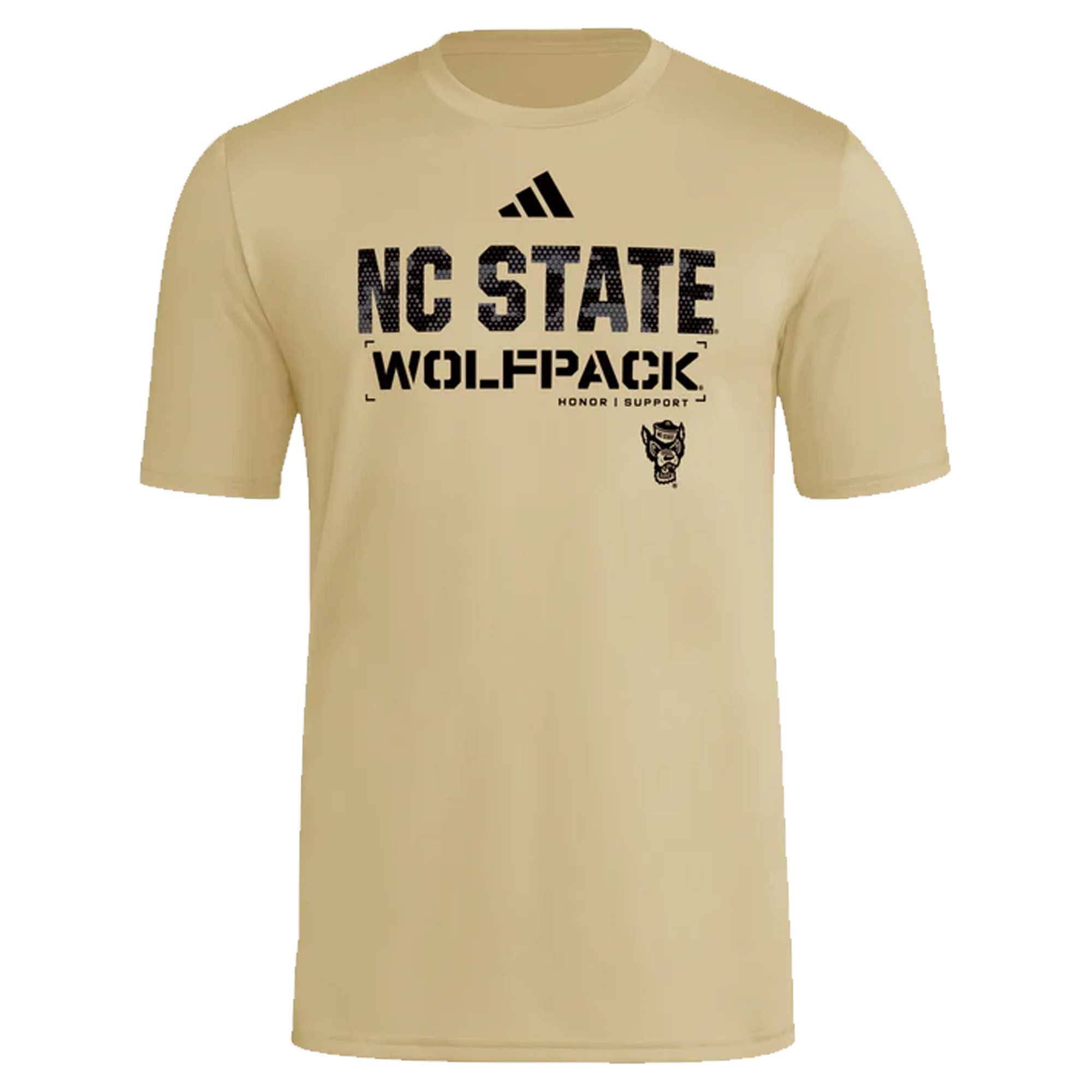 NC State Wolfpack adidas 2025 Sand Pregame Military 