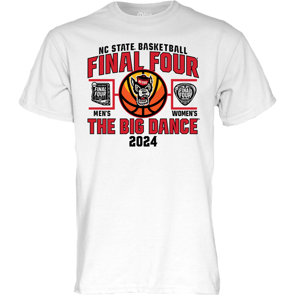 NC State Wolfpack Blue84 White Men's & Women's Final Four T-Shirt