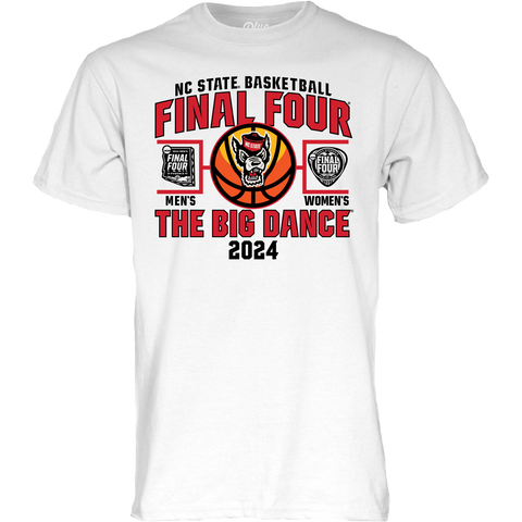 NC State Wolfpack Blue84 White Men's & Women's Final Four T-Shirt