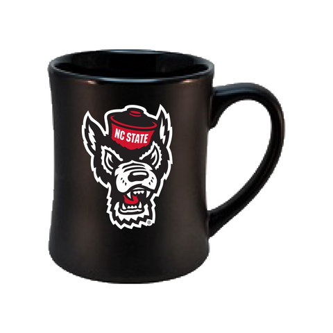NC State Wolfpack Black 16oz Diner Mug
