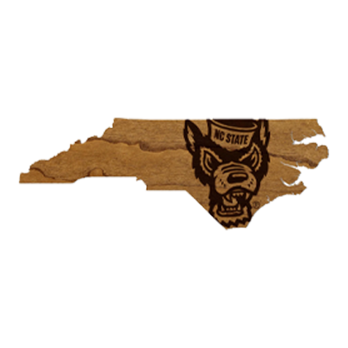 NC State Wolfpack LazerEdge Medium University Skyline Cherry Bundle