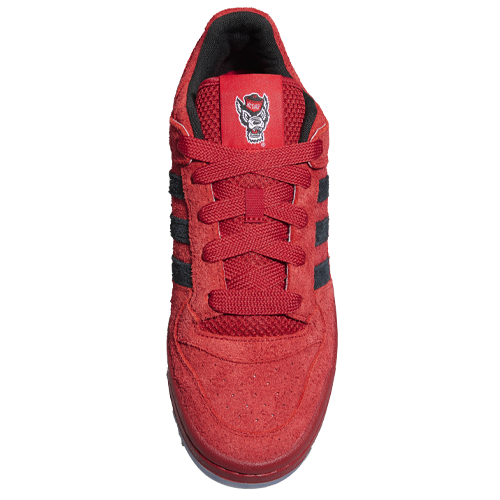 NC State Wolfpack adidas Red Forum Low CL Shoes