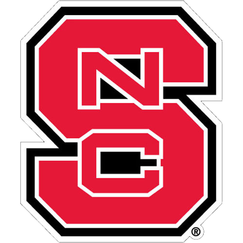 NC State Wolfpack Red Block S Vinyl Decal