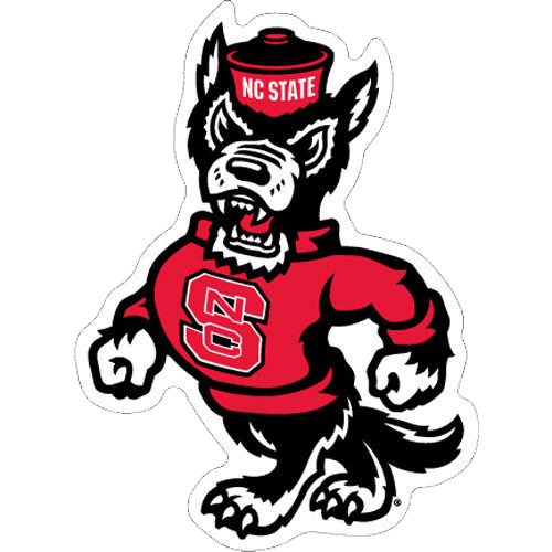 NC State Wolfpack Strutting Wolf Vinyl Decal