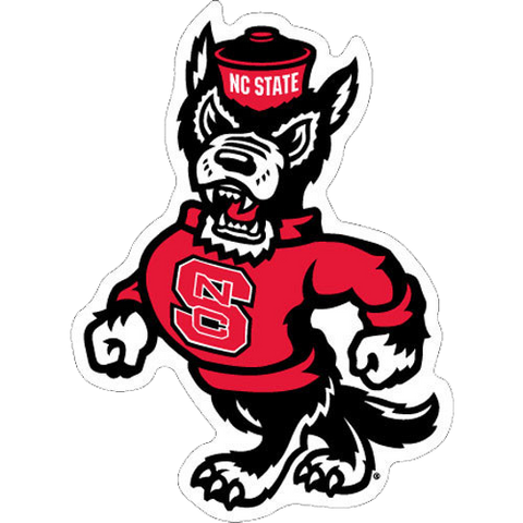 NC State Wolfpack Strutting Wolf Vinyl Decal