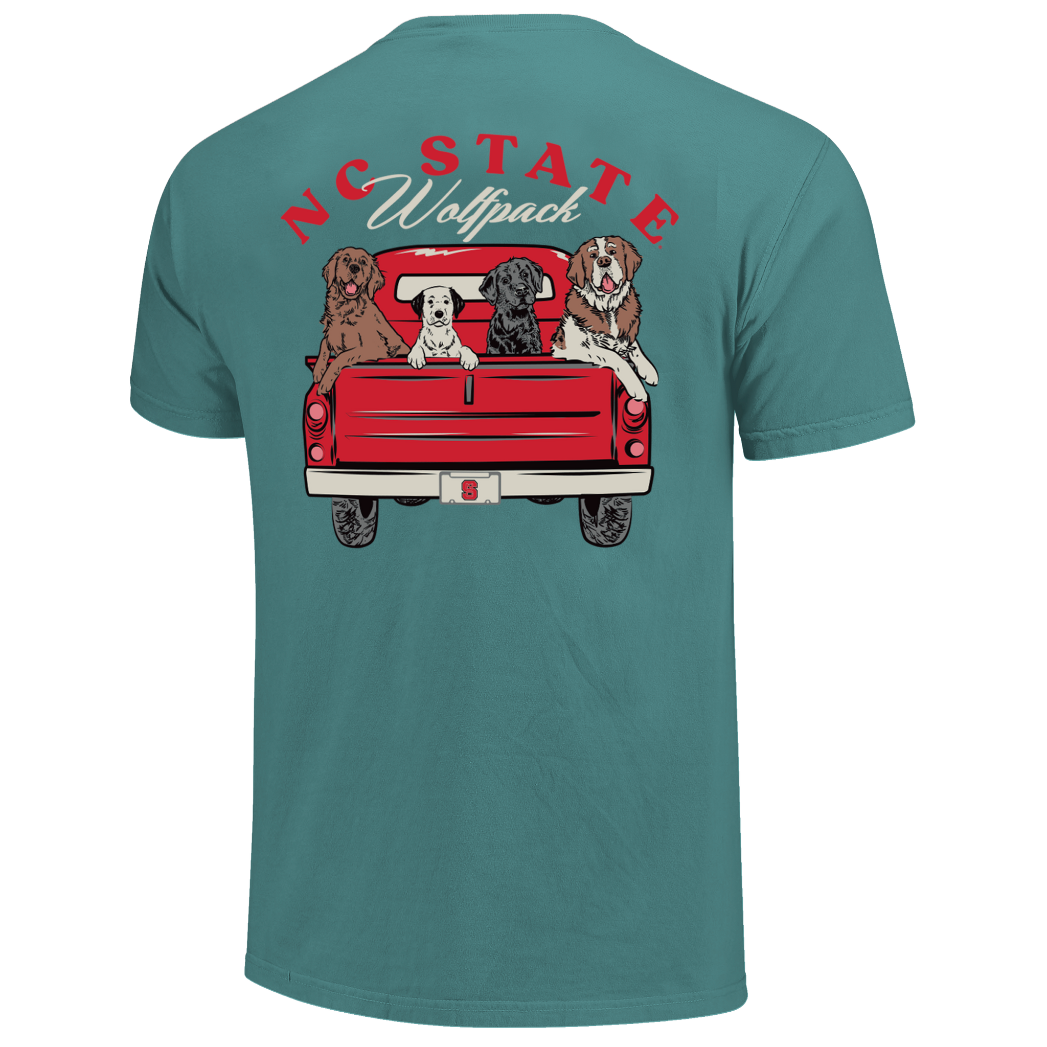 NC State Wolfpack Seafoam Best Friends Truck T-Shirt