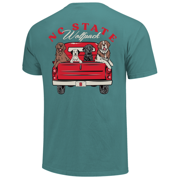 NC State Wolfpack Seafoam Best Friends Truck T-Shirt