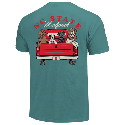NC State Wolfpack Seafoam Best Friends Truck T-Shirt