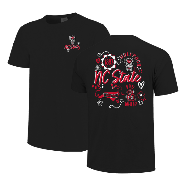 NC State Wolfpack Dot's and Doodle's T-Shirt