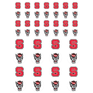 NC State Wolfpack Stickers Sheet