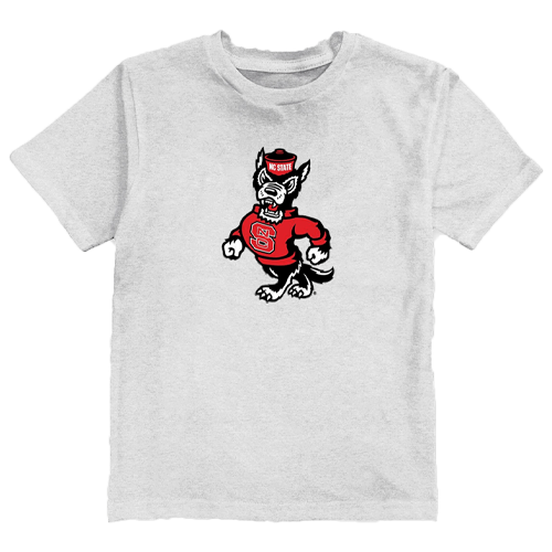 NC State Wolfpack White Youth Boy's Ian T-Shirt